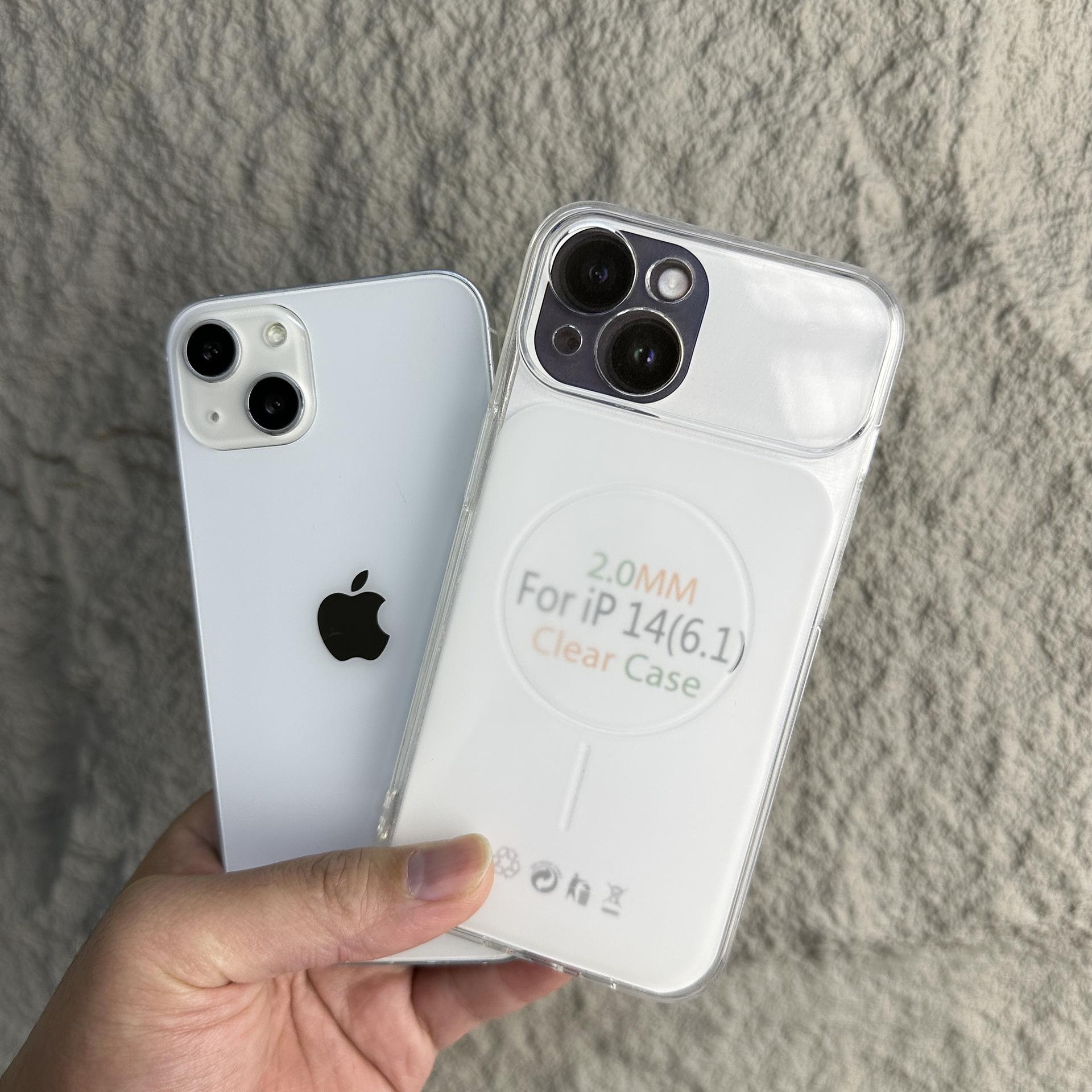 

Thin Ring 17 Pro Max Large Window Corning Case—Compatible with Apple 17 Pro. Transparent Frosted Soft Case. iPhone 15 Plus прозорий білий колір