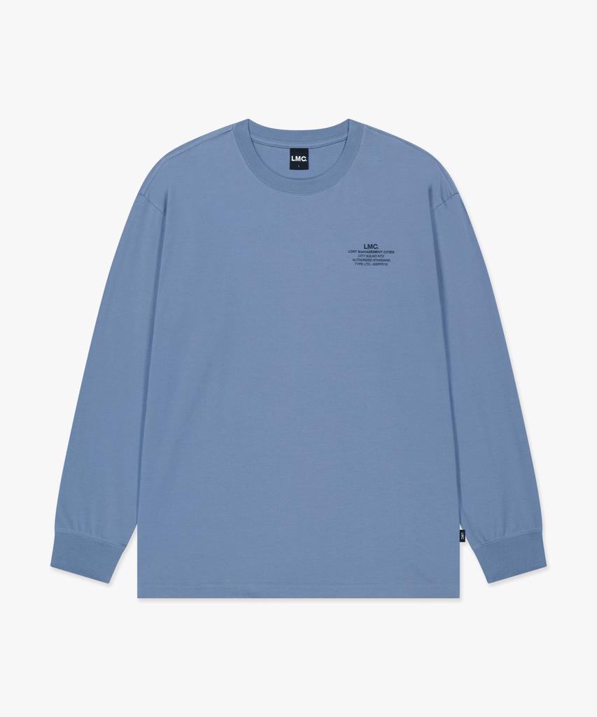 LMC Authorized Standard Long Slv Tee Gray Blue