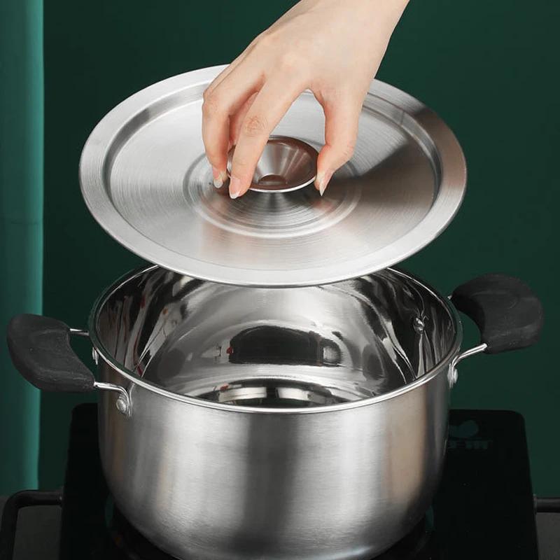 Tapa para utensilios de cocina de 20/22/24 cm, tapa para olla, tapa para wok, tapa para sartén, tapa para sartén plana, tapa de acero inoxidable para cuencos y palanganas.