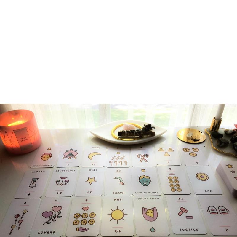 Kawaii Tarot: Balíček kouzel a roztomilých 78 karet (Moderní tarotová knihovna)