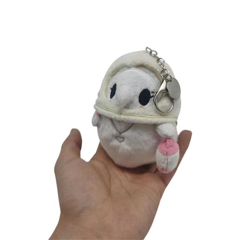 Spot Plague Doctor Nurse Plush Toy Plague Crow Halloween Luminous Doll Pendant Keychain