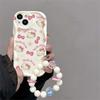 Hello Kitty Kuromi Phone Holder Chain Case For Xiaomi Redmi Note 15 5G 15C 15 14C 13C Note 14 13 12 Pro Plus 5G Pochacco Casing