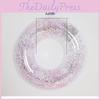 Adult Inflatable Glitter Swim Ring Children's Water Lifesaving Ring Armpit Float Ring