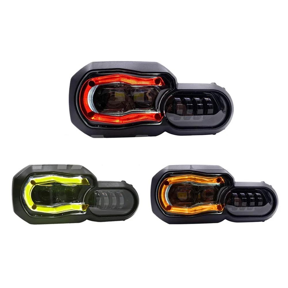 Motorcycle Headlight Protector Lense Cover LED Lamp Daily Lamp Discoloration Patch For BMW R1250 GS GSA R1200GS LC ADV 2013-2025