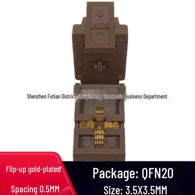 

QFN3.5x3.5-20L Test & Programming Socket with 0.5mm Pitch Board