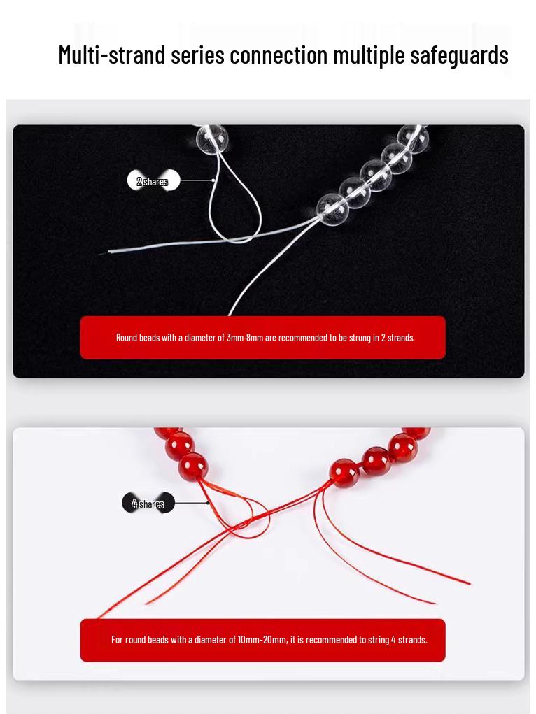 Colorful Elastic Cord for DIY Jewelry: Bracelet, Buddhist Beads, and Handmade Projects