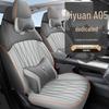 All-Season Perforated Leather Sports Car Seat Cushion for Qiyuan A05