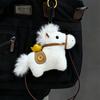 2026 Zodiac Pony Pluche Speelgoed Sleutelhanger Schattige Cartoon Kleine Paard Maskotte Pop Tas Hanger Rugzak Ophangdecoratie Jaar Cadeaus