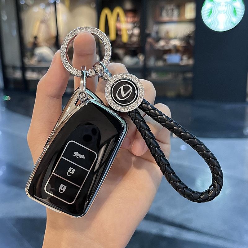 TPU Car Key Case Cover For Lexus RX350 NX300 Es300h Rx450h GS300 GX470 IS250 ES350 GX460 Nx300h Is300h Auto Keychain Accessories