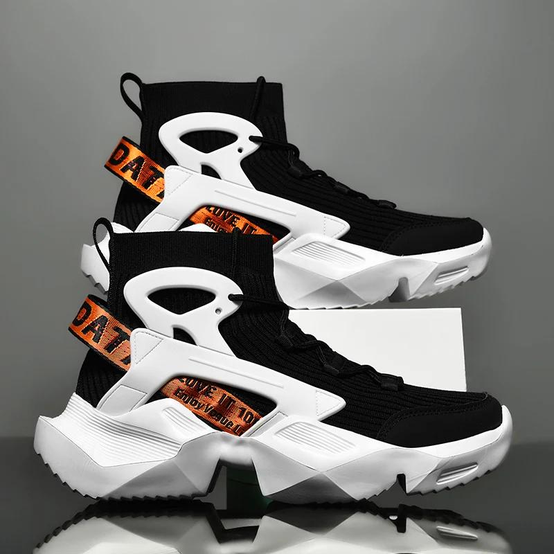 Men Running Shoes Outdoor Sneakers Trainer Jogging Cushioning Race Couple Off-road Shoes Luxury Shoes Mesh Breathable Non-Slip