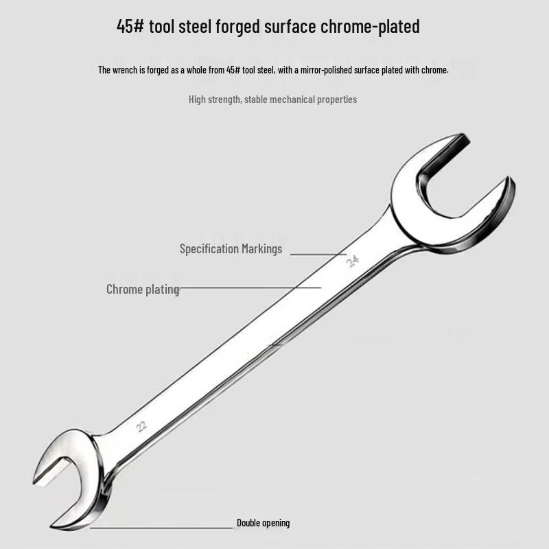 12-Piece Double-Ended Open-End Wrench Set
