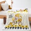 Blanket Cartoon Honey Blanket Digital Printed Lamb Fleece Crystal Fleece Blanket