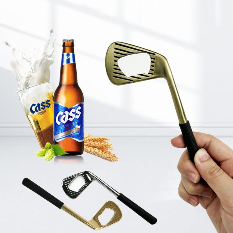 1/2 Pcs Golf Club Bottle Opener Novelty Beer Gift Golf Decoration Beer Opener For Golfer Golf Lover Beer Enthusiast