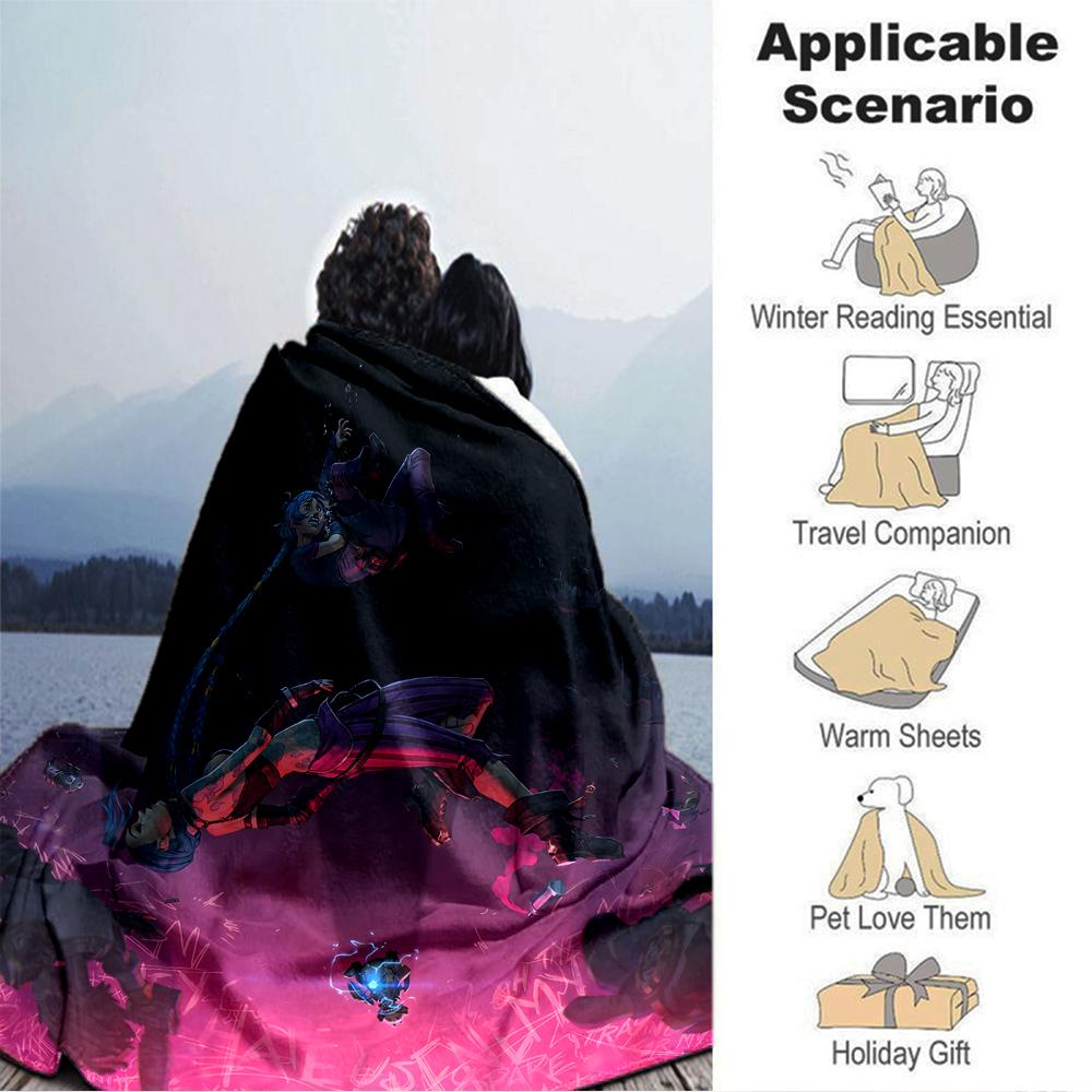 1Pc Underwater Dreamscape Blanket Soft Throw Blanket For Home Bedroom Bed Sofa Travel Office Solid Christmas Blanket