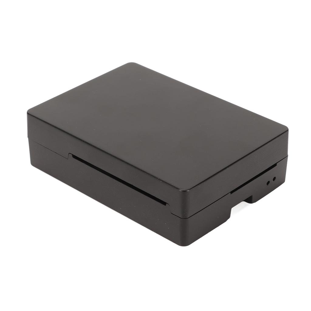 Heatsink Case Aluminium Alloy Cooling Metal Case with Multiple Interfaces for RasPi 4b Black
