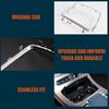 Plating Ashtray Trim Ring Center Console Ashtray Cup Holder Strip Trim Silver Chrome Frame for Mercedes Benz E Class W213 15-20