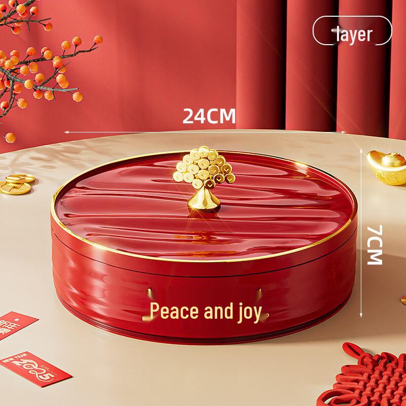 Festive Divided Snack and Candy Tray