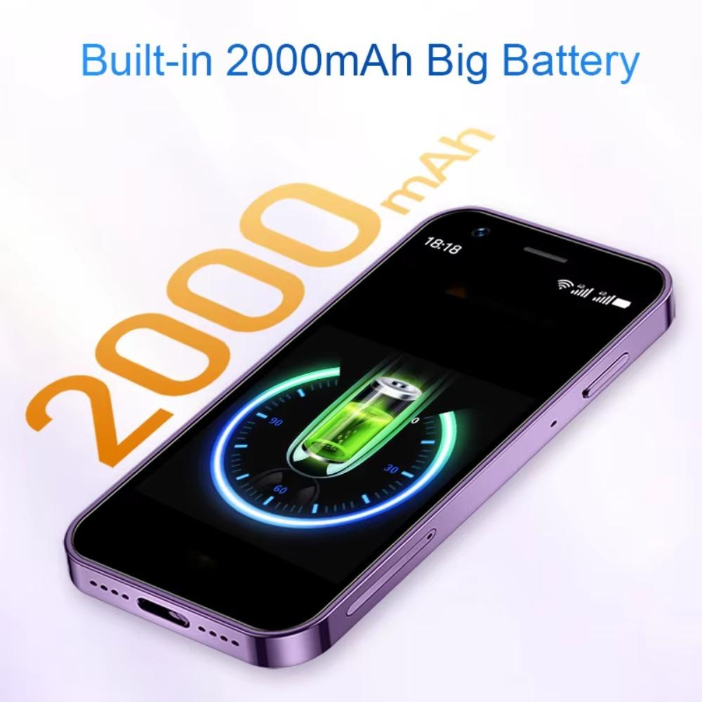 UNIWA 3 Inch Small Mobile Phone Android 10 Big Battery 2000mAH