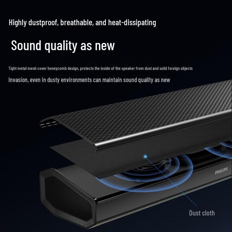 Philips SPA5109 Bluetooth Computer Speaker with FM Radio