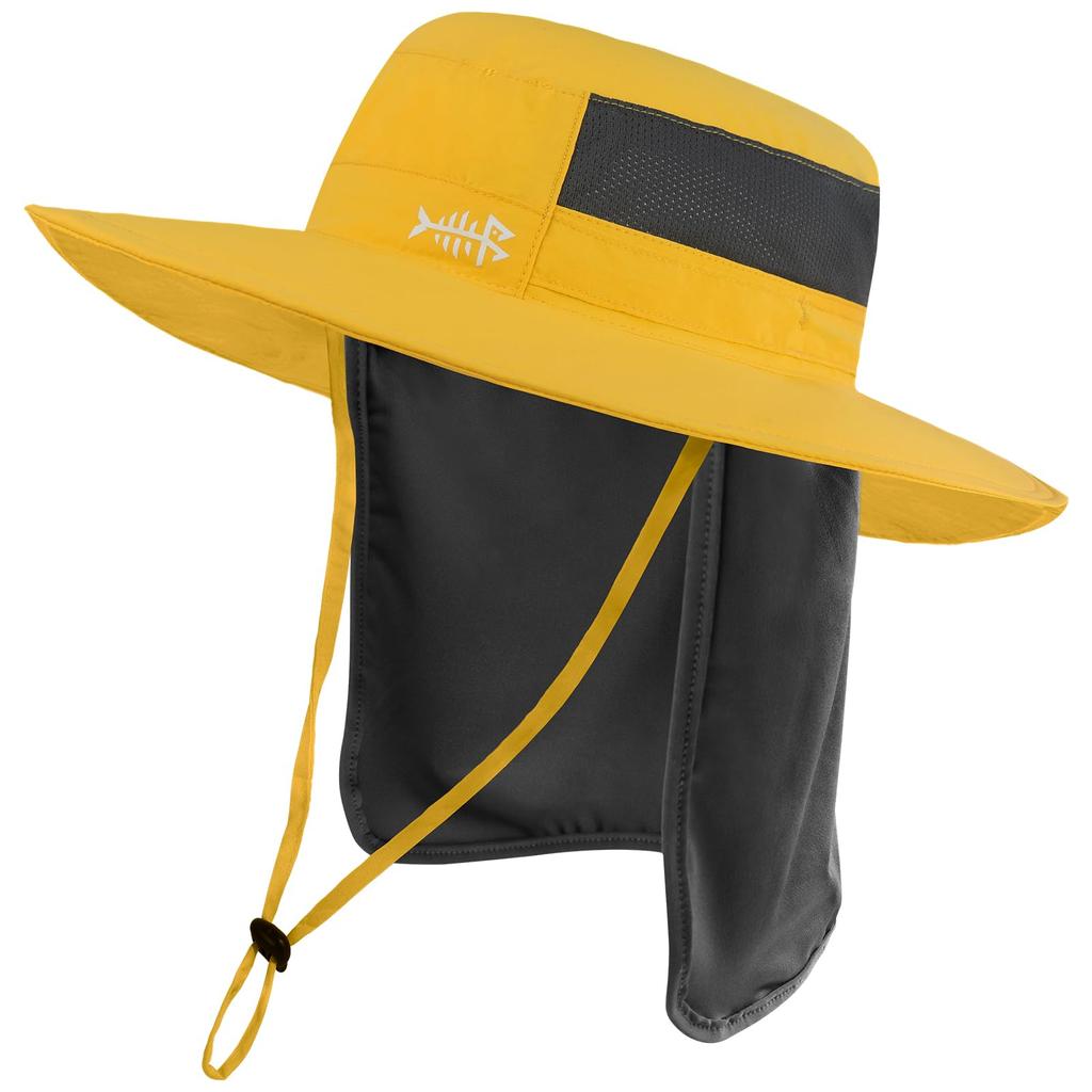 Bassdash Fishing Wide Brim UV Quick Fishing Sun Farm Mountain Climbing [Bassdash] Hat, [Water Repellent, UPF50+, Protection, Drying, Lightweight] Cap,