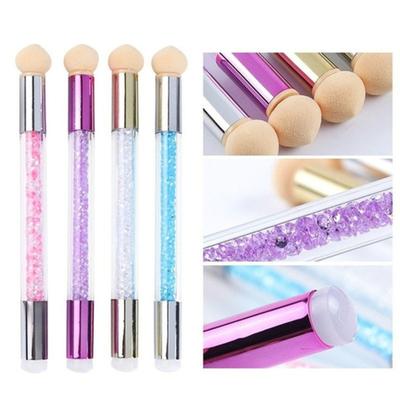 Double-Sided Head Stamper Polishing Painting Drawing Manicure Nail Art Pen Tool