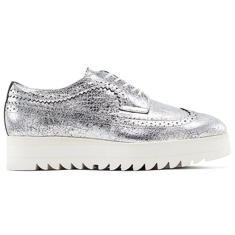 Onitsuka Tiger Brogue Comfortable Versatile Durable Low-Top Sneakers Women Sneakers Silver 1182A254-020