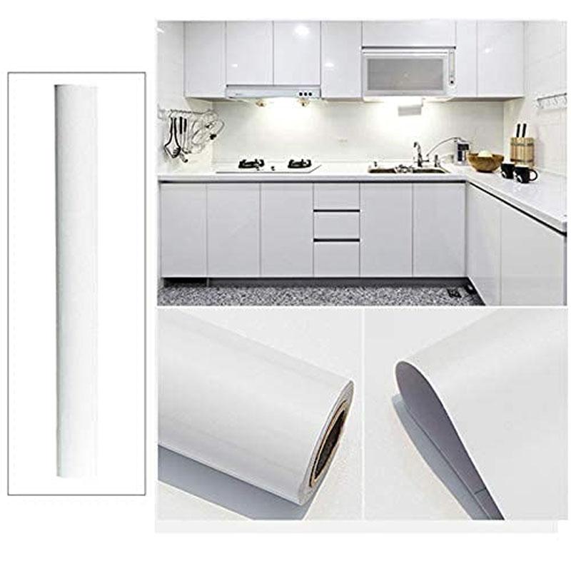 Oil Proof Wallpaper Sticker 40cm Waterproof Adhesive Wallpaper High Temperature Resistance Waterproof Wall Stickers Self Home