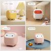 Double-Layer Small Trash Can Mini Garbage Container Cute Desktop Trash Bin  Office Organizer