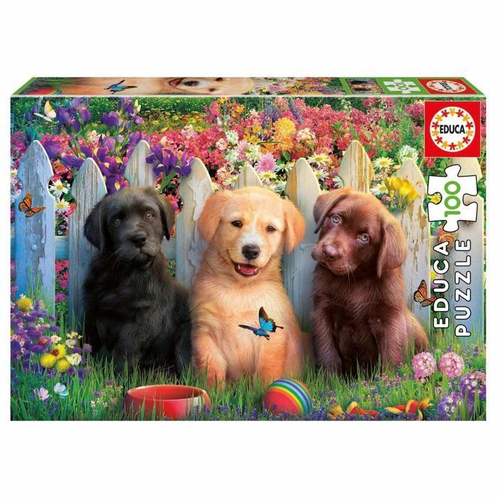 Puzzle 100 Pièces : Chiots