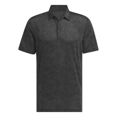 Golf Kieferndruck Kurzarm Mesh Shirt [Golf] Herren Carbon/Schwarz