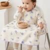 Bavaglino Alto Anti-Macchia Anti-Sporco Raccogli Cibo Copertura Bavaglini Indossabili per Bambini Tempo di Gioco