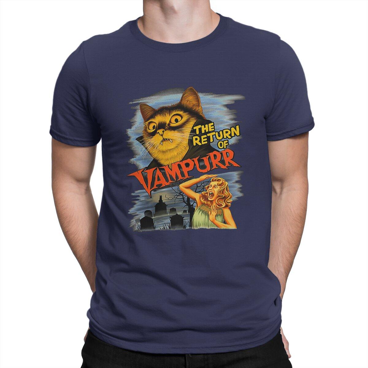 Vampurr The Movie Hip Hop Women Men Y2k TShirt Cat The Return of Vampurr Leisure Oneck TShirt Newest Stuff for Adult Streetwear S