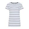 Lazy Jacks Womens/Ladies Breton Colour Block Stripe Short-Sleeved T-Shirt