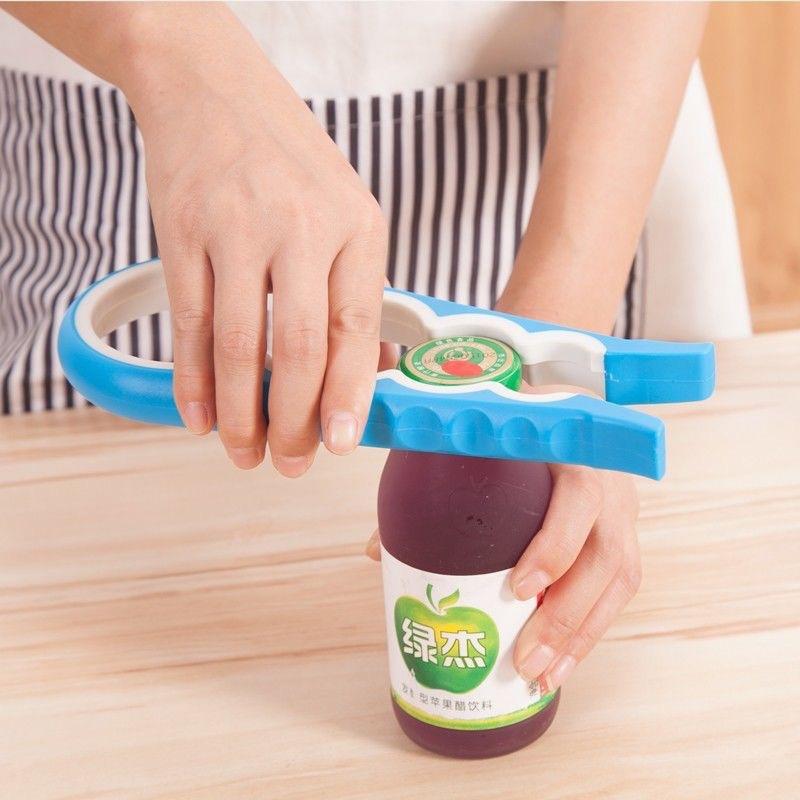 Easy Grip Jar Opener Twist Off Lid Bottle Opener for Quick Opening Ideal for Weak Hands Arthritis Cooking Everyday Use