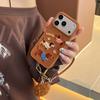 Autumn and Winter Cute Brown Embroidered Dachshund for iphone11Promax Apple 11 Mobile Phone Case 11 Cartoon 11 Women