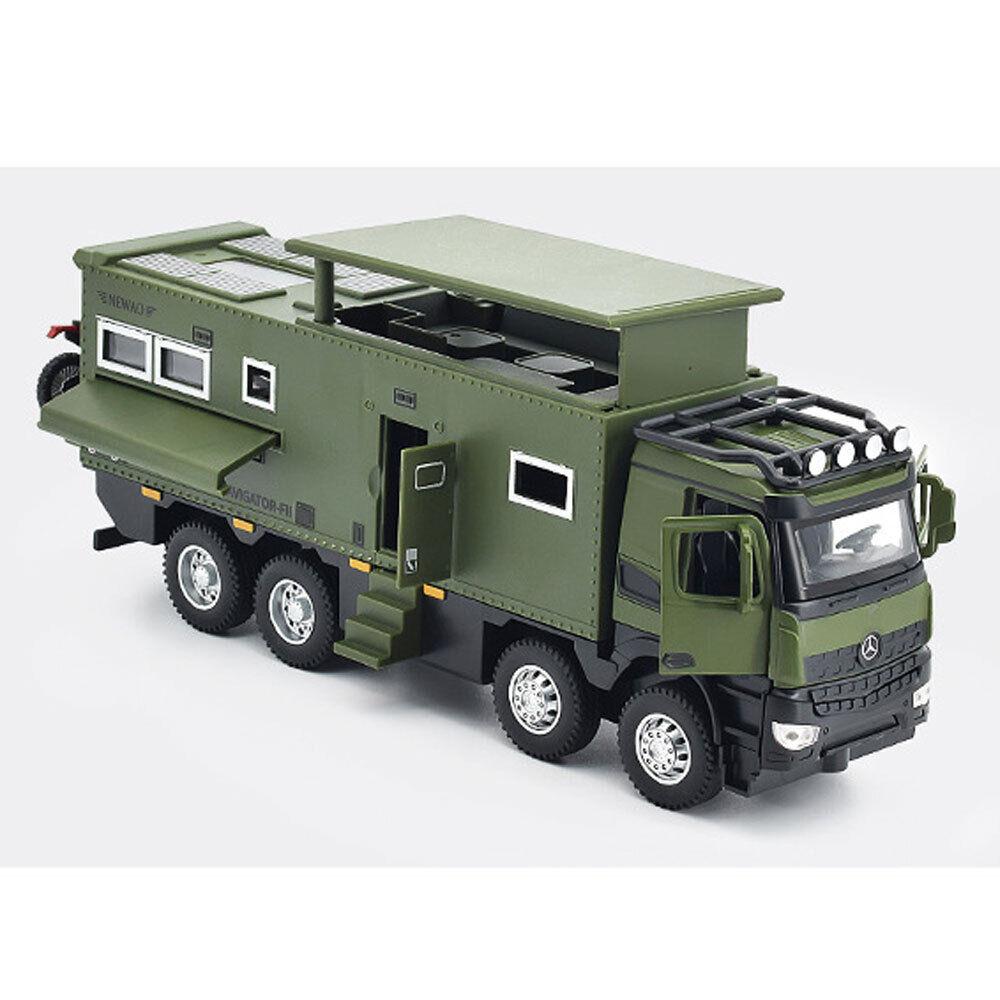 1/24 NOMADISM NAVIGATOR Benz 8X8 Alloy Die Cast Toy Car Model Sound and Light Children's Toy Collectibles Birthday Gift