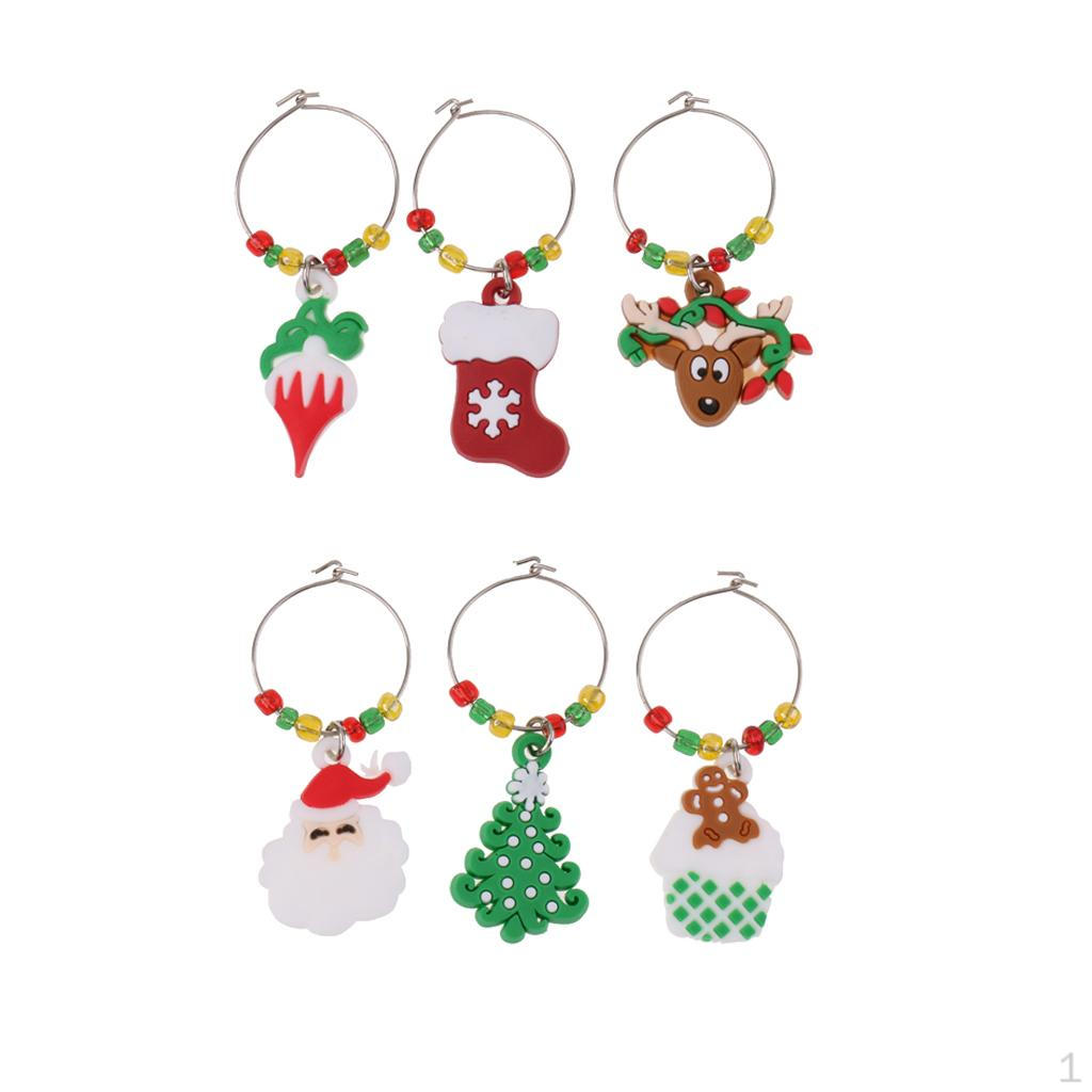 6 Pieces Christmas Pendants Party Decor