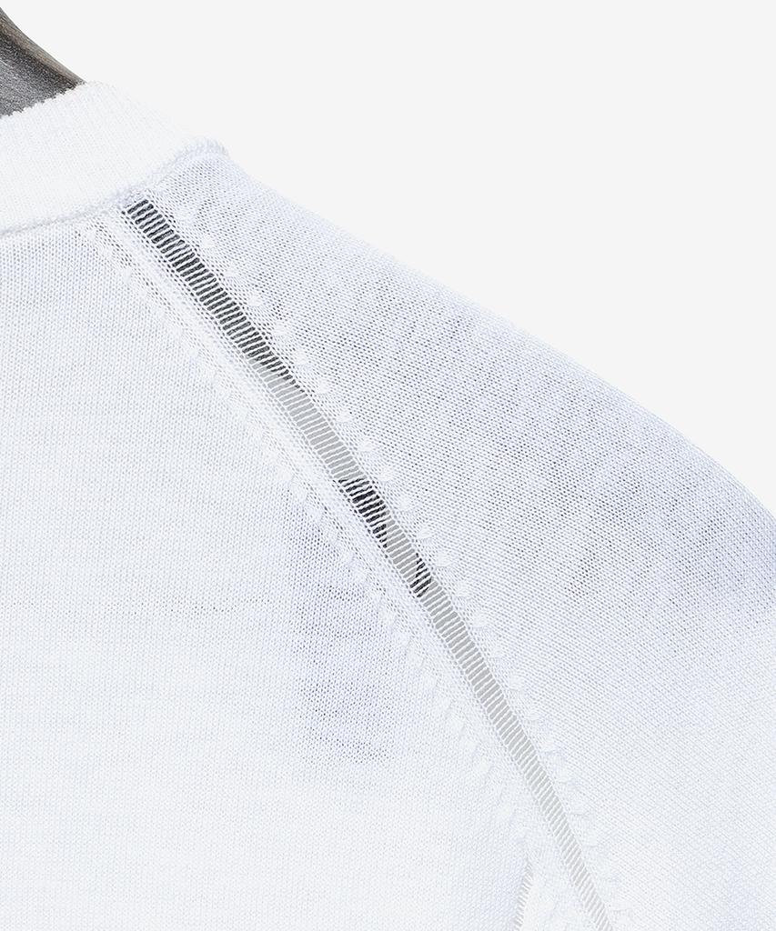 NOIRER Merino Wool Slit Knit (White)