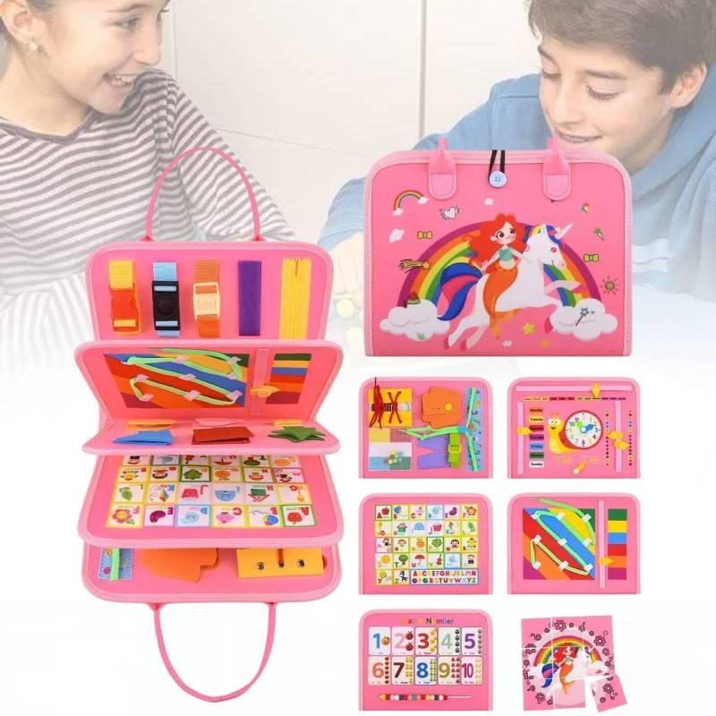 Premium Felt Toy Play Mat For Kids Interactive Learning Board Educational Activities