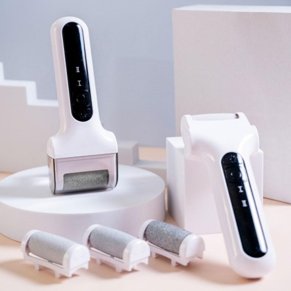 Cresome Electric USB Wireless Foot Callus Remover, White, CRE-F001