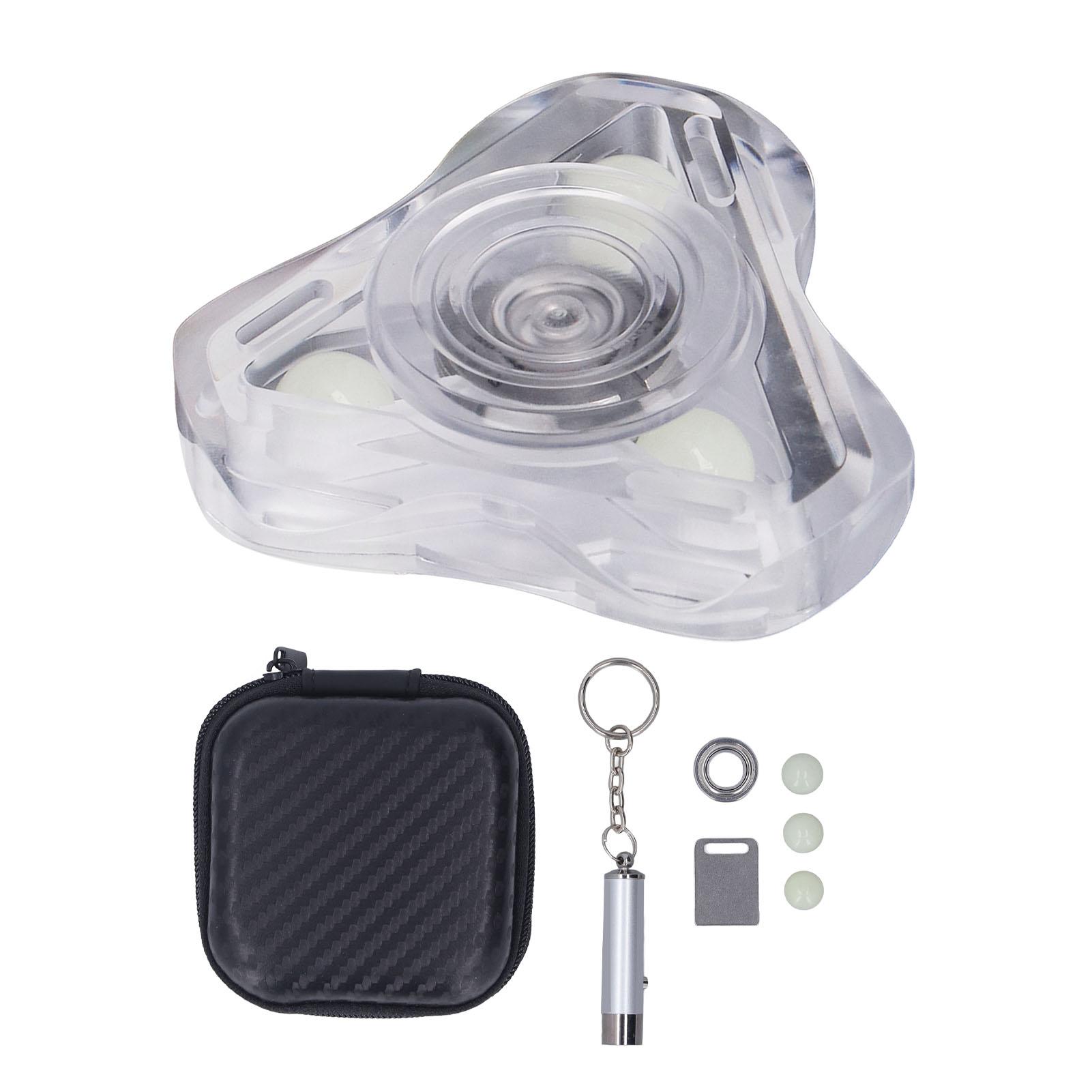 

Гироскоп на кончике пальца светится в темноте, 3 листа уменьшают беспокойство, вращающаяся декомпрессионная игрушка с фиолетовым цветом прозрачный