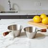 1Pcs Coffee Measuring Cup Stainless Steel Coffee Extract Cup Espresso Cup Italian Liquid Cup Coffee-Ounce Cup Outdoor Tableware