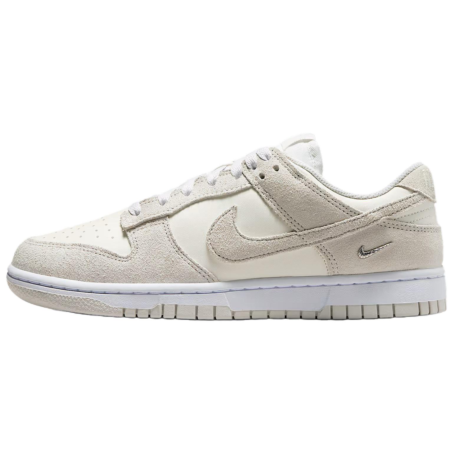Nike Dunk Suede Low Top Sneakers Women Beige Grey IO4244105 EU 36