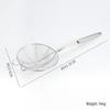 Large 304 Stainless Steel Skimmer for Dumplings, Hot Pot, Noodles, and Oil Frying.