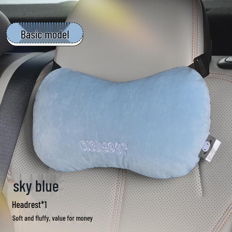 Oreiller de Repose-Tête de Voiture Dessin Animé Aichewu pour Enfants - Aide au Sommeil Mignon pour Enfants