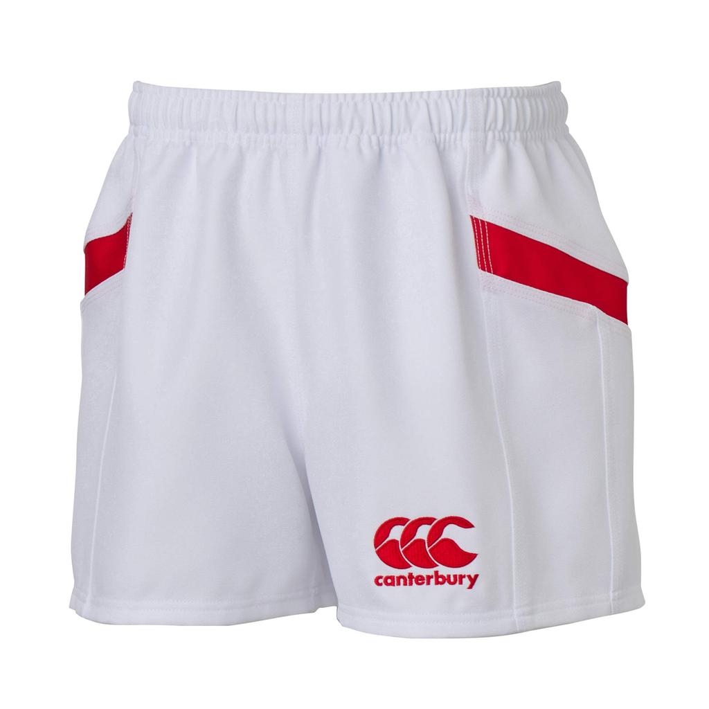 Canterbury JAPAN RUGBY SHORTS Men's Rugby Shorts RG21015, Size 10, White, Large