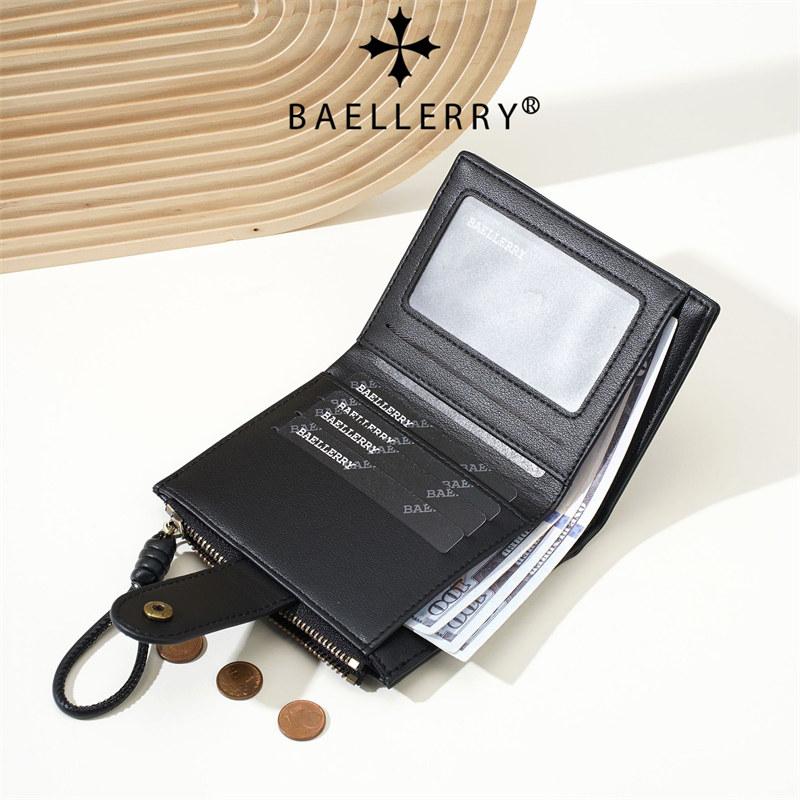 Baellerry Casual Short Wallets for Women Fashion Card Holder Money Pack GZW
