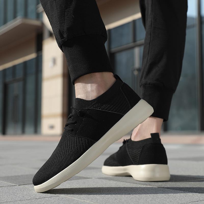 Lace-up-free lazy casual shoes, light and breathable thin mesh shoes, versatile and comfortable casual shoes