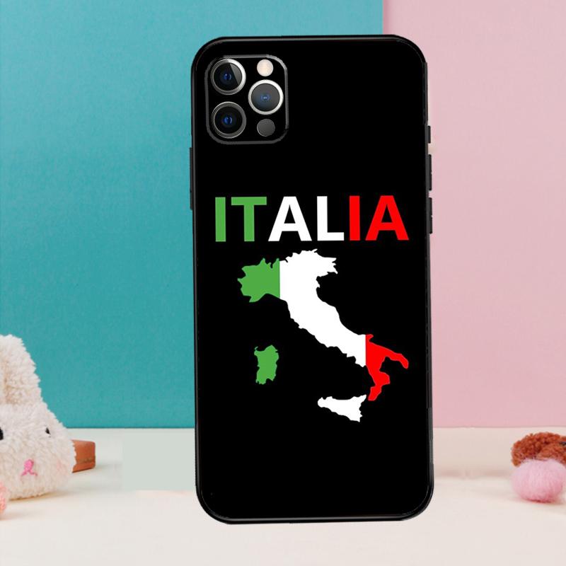 Italy Italia National Flag Phone Case For iPhone 17 Air 16 15 14 13 12 11 Pro Max 12 13 mini 15 16 Plus 16e Cover Coque
