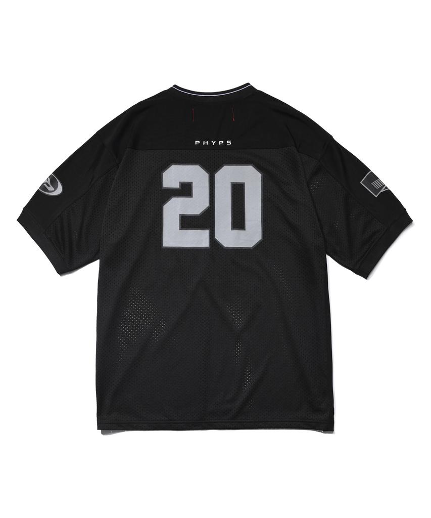 PHYPS MOTORCYCLE Original Wing Logo Mesh T-Shirt Black